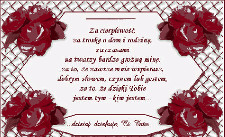 Kartka z różami i życzeniami na Dzień Ojca